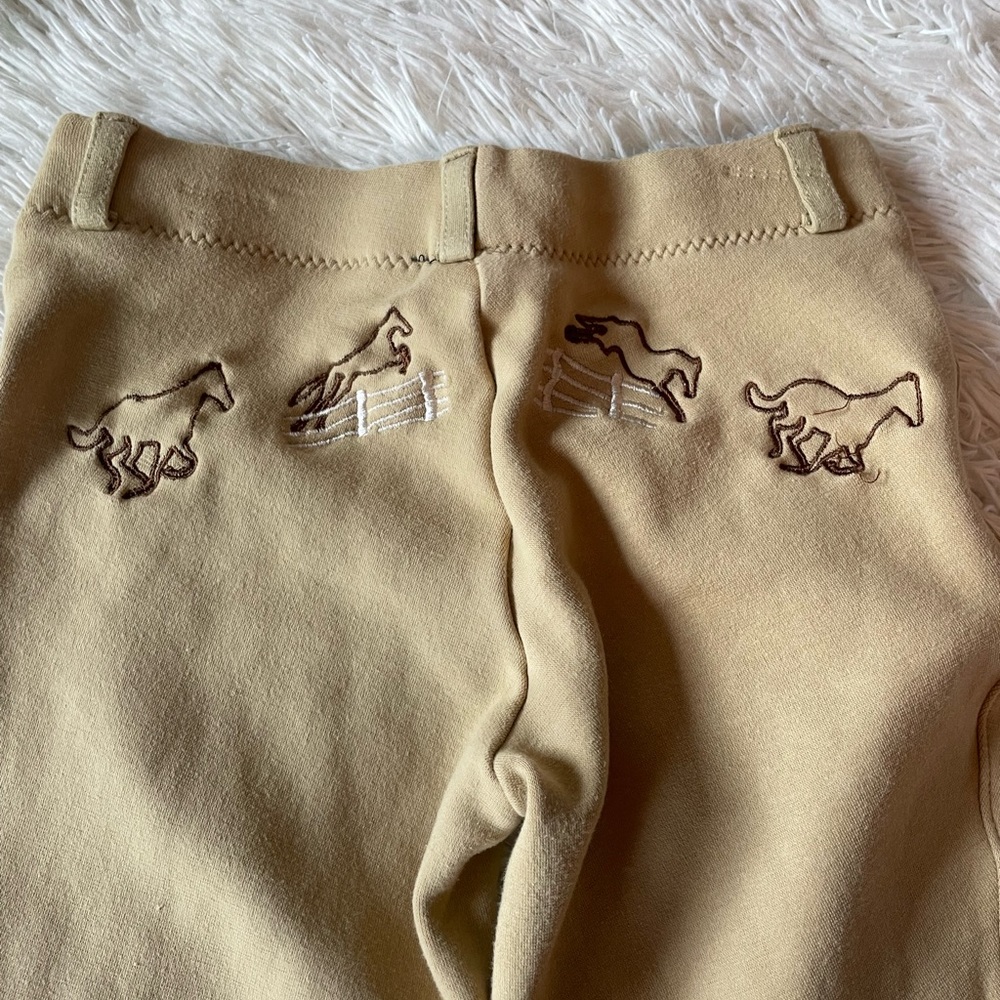 TuffRider Kids Tan Embroidered Jodhpurs
